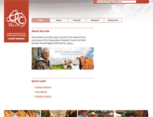 Tablet Screenshot of beefcrc.com